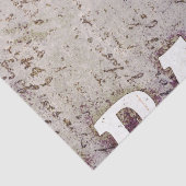 ヴィンテージウエスタンブルスカルタンホワイトブラウンテクスチャ 薄葉紙 (詳細)