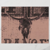 ヴィンテージウエスタンブルスカルブラウンオールドカントリー (正面)