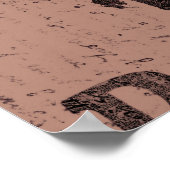 ヴィンテージウエスタンブルスカルブラウンオールドカントリー ポスター (角)