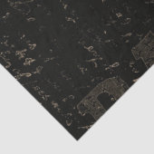 ヴィンテージウエスタンブルスカルブラック動揺して 薄葉紙 (詳細)