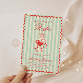 ヴィンテージウエスタンラストロデオブライダルシャワー 招待状