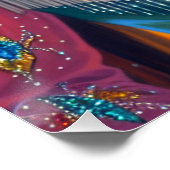 ヴィンテージウエスタンレトロ女性のカーボーイシャツショッピング ポスター (コーナー)