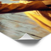 ヴィンテージウエスタンレトロ女性のカーボーイ帽子のショッピング ポスター (コーナー)