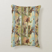 ヴィンテージウエスタンロデオイベントカウボーイズホーズブルズ アクセントクッション (裏面(縦))