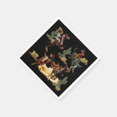 ヴィンテージウエスタンロデオイベントカウボーイ女性のカーボーイ スタンダードカクテルナプキン (角)