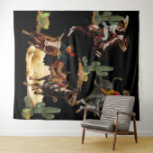 ヴィンテージウエスタンロデオイベントカウボーイ女性のカーボーイ タペストリー (インサイチュ(横))