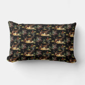 ヴィンテージウエスタンロデオイベントカウボーイ女性のカーボーイ ランバークッション (正面)