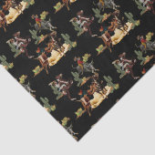 ヴィンテージウエスタンロデオイベントカウボーイ女性のカーボーイ 薄葉紙 (詳細)