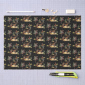 ヴィンテージウエスタンロデオイベントカウボーイ女性のカーボーイ 薄葉紙 (クラフト)