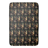 ヴィンテージウエスタンロデオイベント女性のカーボーイカウボーイ バスマット (正面縦)