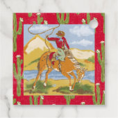 ヴィンテージウエスタンロデオカウボーイワイルドウェスト フェイバータグ (裏面)