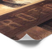 ヴィンテージウエスタン女性のカーボーイ ポスター (角)