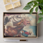 ヴィンテージウエスタン女性のカーボーイ 薄葉紙 (ギフト)