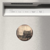 ヴィンテージウエスタン素朴ファームバーンカントリーウェディング マグネット (インサイチュ (食洗機))