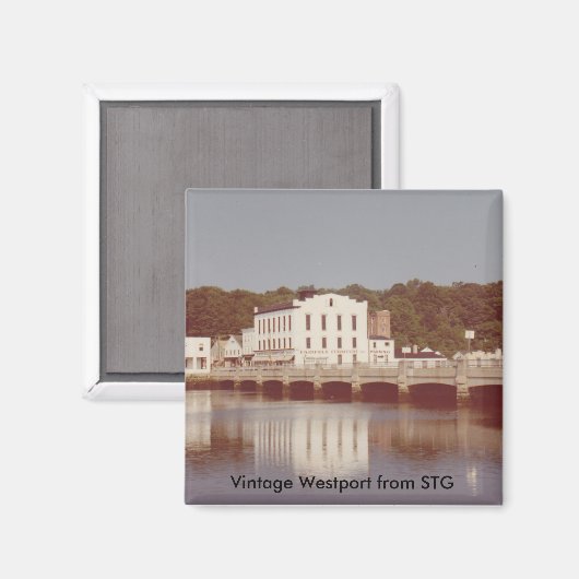 ヴィンテージウエストポートマグネット – Steinkraus Cohen Bridge マグネット (正面/裏面)