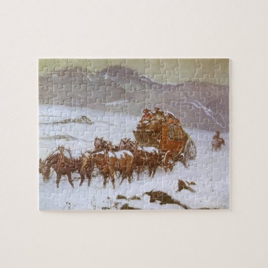 ヴィンテージウエスト、なぜメールがBerninghausによって遅れた ジグソーパズル (横)