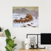 ヴィンテージウエスト、なぜメールがBerninghausによって遅れた ポスター (ホームオフィス)