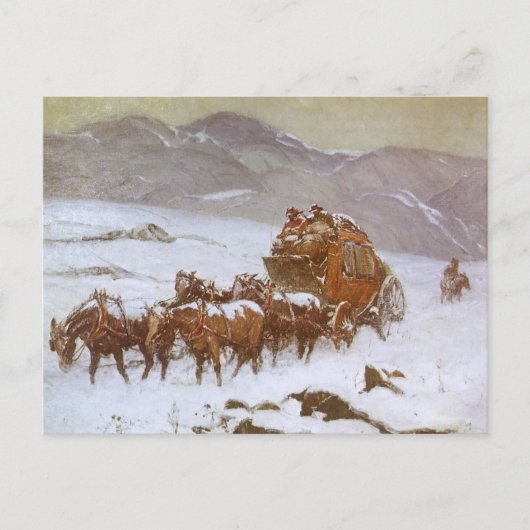 ヴィンテージウエスト、なぜメールがBerninghausによって遅れた ポストカード (正面)