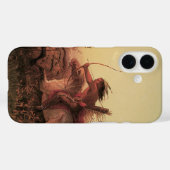 ヴィンテージウエスト、インディアンバッファロー狩りバイシャルルウィマール Case-Mate iPhoneケース (裏面 (横))