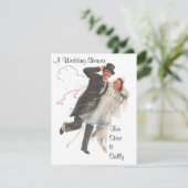 ヴィンテージウエディングシャワーアナウンス招待状 招待状 (スタンド正面)