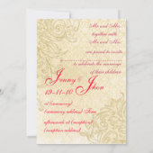 ヴィンテージウエディング招待状 招待状 (裏面)