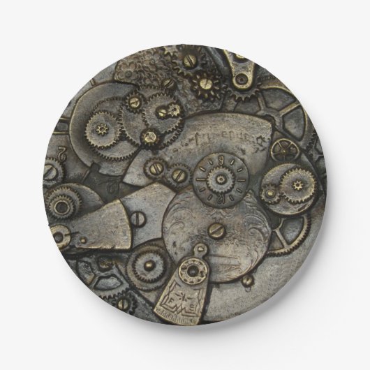 ヴィンテージウォッチギア機構紙プレート ペーパープレート (正面)