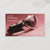 ヴィンテージウォッチストアジュエリーストアウォッチの修復 名刺 (正面)