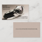 ヴィンテージウォッチストアジュエリーストアウォッチの修復 名刺 (正面/裏面)