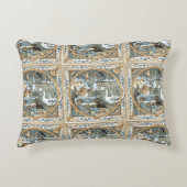 ヴィンテージウォルタークレーンチャイルドズブックイラストレーション アクセントクッション (正面)