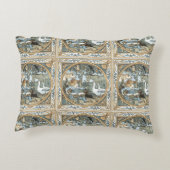 ヴィンテージウォルタークレーンチャイルドズブックイラストレーション アクセントクッション (裏面)