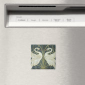 ヴィンテージウォルタークレーン白鳥ラッシュアンドアイリス マグネット (インサイチュ (食洗機))