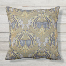 ヴィンテージウォルタークレーン装飾アートチューリップ アウトドアクッション