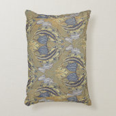 ヴィンテージウォルタークレーン装飾アートチューリップ アクセントクッション (正面(垂直))