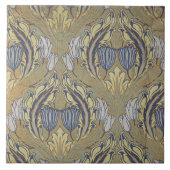 ヴィンテージウォルタークレーン装飾アートチューリップ タイル (正面)