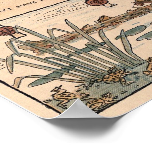 ヴィンテージウォルタークレーン：キングログ&キングストークスモール ポスター (角)