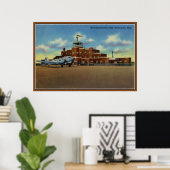 ヴィンテージウォルドチェンバレン空港ミネアポリス ポスター (ホームオフィス)