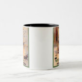 ヴィンテージウォレン&コーブーツ&シューズポーランドアドドッグ ツートーンマグカップ (中央)