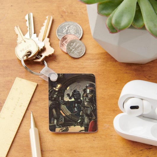 ヴィンテージウォーキングのSF宇宙飛行士宇宙 キーホルダー (デスク)
