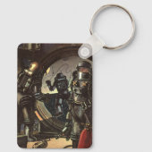 ヴィンテージウォーキングのSF宇宙飛行士宇宙 キーホルダー (裏面)