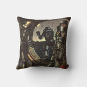 ヴィンテージウォーキングのSF宇宙飛行士宇宙 クッション (裏面)