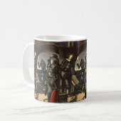 ヴィンテージウォーキングのSF宇宙飛行士宇宙 コーヒーマグカップ (正面左)