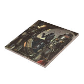 ヴィンテージウォーキングのSF宇宙飛行士宇宙 タイル (側面)