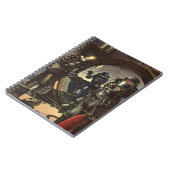 ヴィンテージウォーキングのSF宇宙飛行士宇宙 ノートブック (左側)