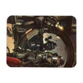 ヴィンテージウォーキングのSF宇宙飛行士宇宙 マグネット (横)