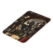 ヴィンテージウォーキングのSF宇宙飛行士宇宙 マグネット (左側)