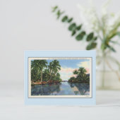 ヴィンテージウォーターウェイミアミとパームビーチ ポストカード (スタンド正面)