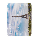 ヴィンテージウォーターカラーパリエッフェルタワー マグネット (縦)