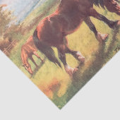 ヴィンテージウォーターカラーファームウマズウェスタン 薄葉紙 (詳細)