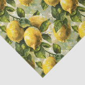 ヴィンテージウォーターカラーレモン 薄葉紙 (詳細)