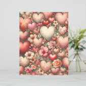 ヴィンテージウォーターカラーヴァレンティススクラップブック紙 (スタンド正面)